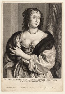 Comtesse de Portland - Wenceslaus Hollar